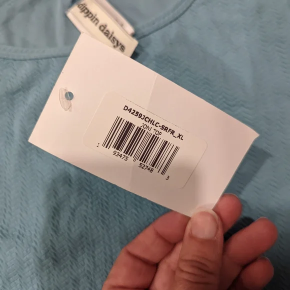 Three Piece Dusty Teal\Blue Bikini Set - Picture 5 of 13